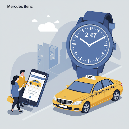 24/7 taxi service